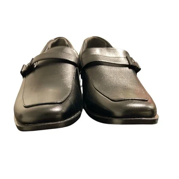 Perry Ellis Men’s Loafers‎ Size 8.5 Dress Shoes Black Slip On Comfort Foam - Picture 8 of 9